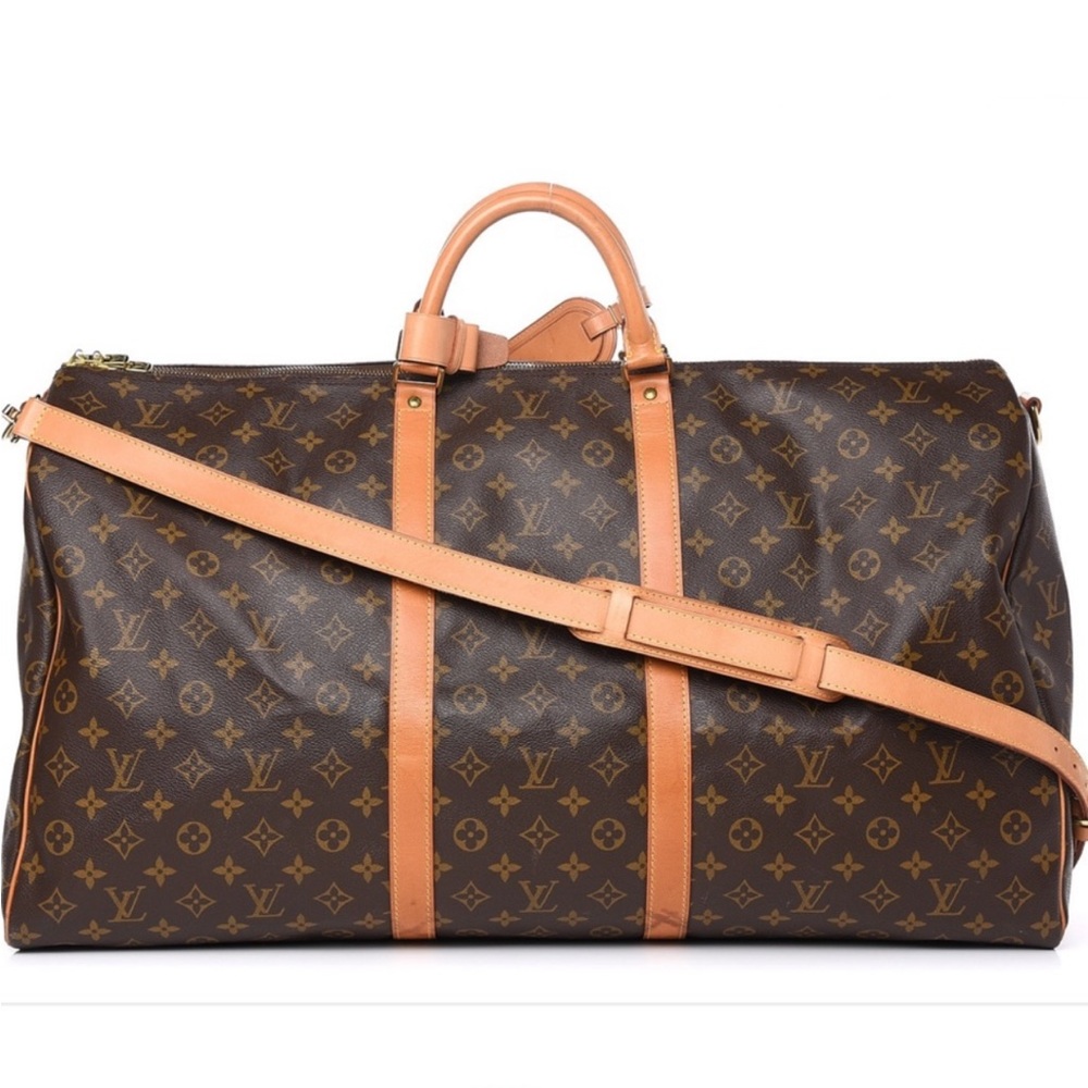 ❤️✈️❤️Authentic Louis Vuitton Keepall Bandoulier 60 - Picture 4 of 15